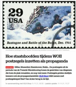 Hoe staatshoofden tijdens WOII postzegels inzetten als propaganda